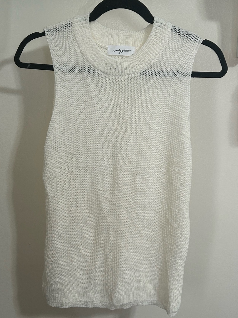 NEW Carly Jean Los Angeles Sleeveless Knit Top